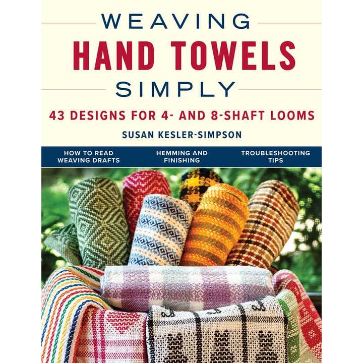 Weaving Hand Towels Simply by Susan Kesler-Simpson for wholesale by Simon & Schuster