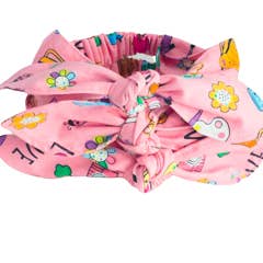 Bandeau à nœud avec imprimé d'activités pour filles scouts pour la vente par The Enchanted Magnolia