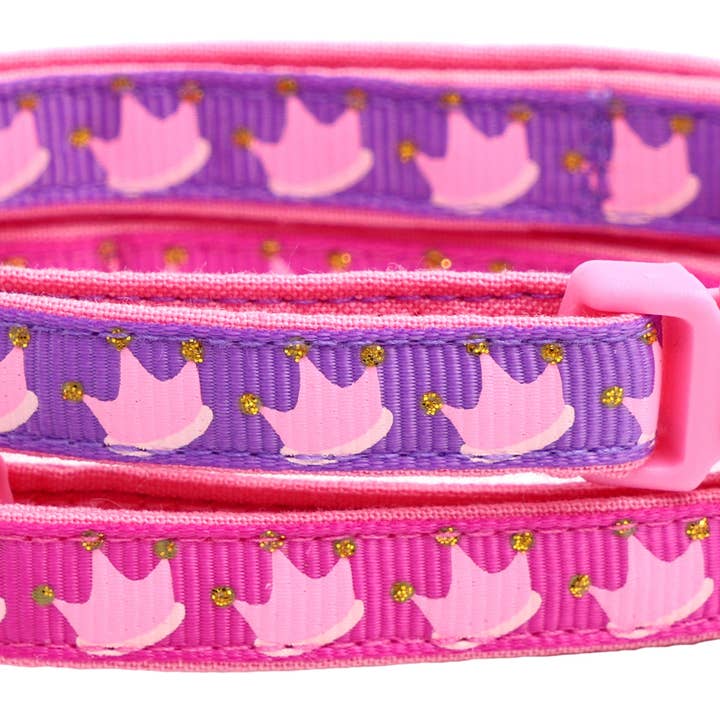 Rosa kronor brytbar kattkrage för wholesale av From Pugs to Persians Pet Accessories, LLC