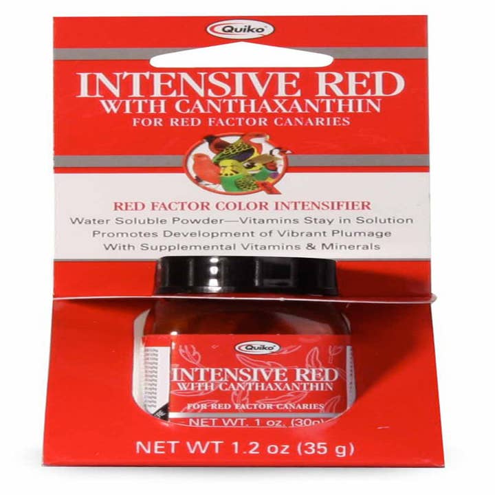Petdropshipper - Wholesale Pet Supplement - Cat/Dog - Sun Seed Intensive Red Powder Canary Supplement 1ea/1.2 oz
