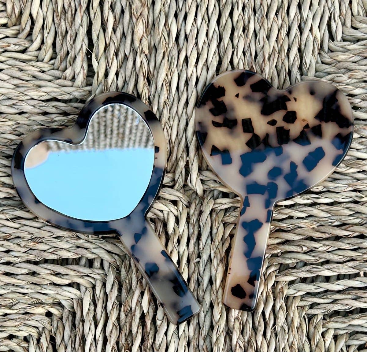 Mamie Bohéme - Wholesale Compact Mirror - Heart mirror - resin7