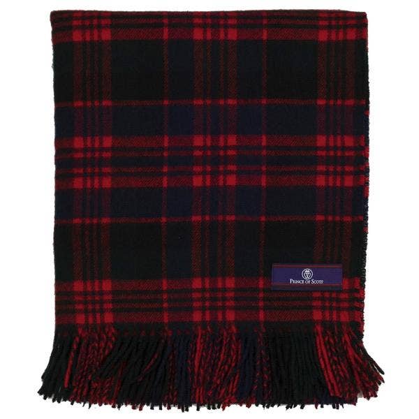 Highland Tartan Tweed Merino Wool Throw - Macdonald for wholesale by Prince of Scots