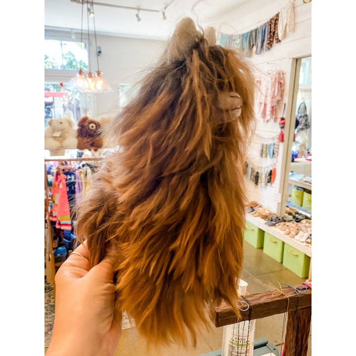 Asher Market - Vente Peluche – enfant et bébé - Alpaga étouffé à cheveux longs de 8,5 po2