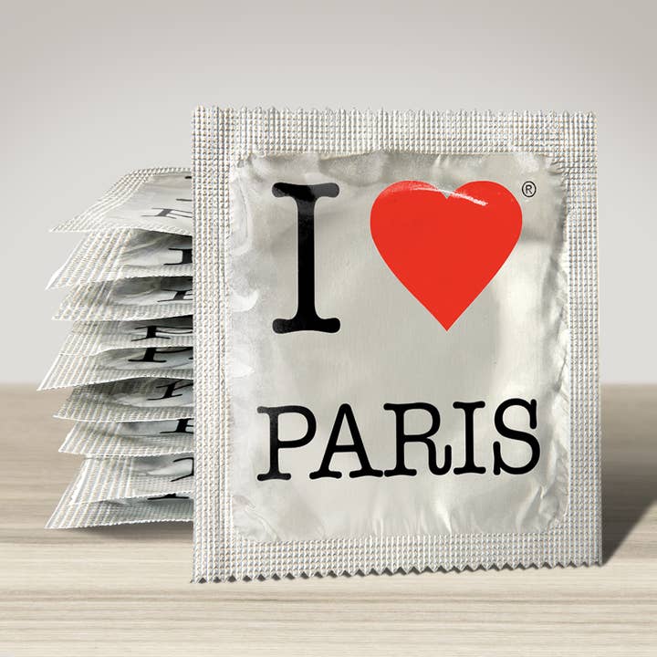 Preservativo: Preservatif: I Love Paris Silver para venta al por mayor de CALLVIN EU