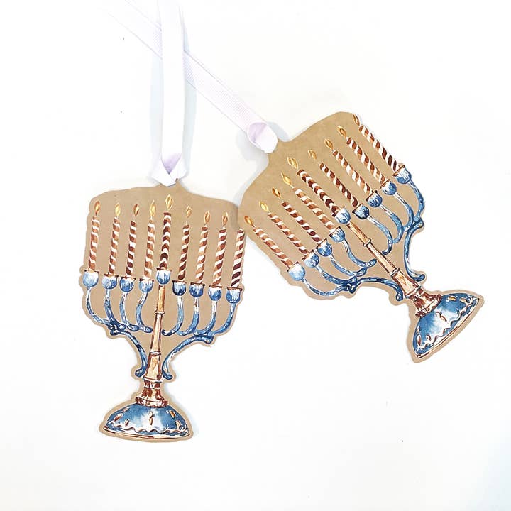 JOSIL Paperie & Gift - Wholesale Wrapping Paper Roll - Hanukkah Gift Wrap - khaki3