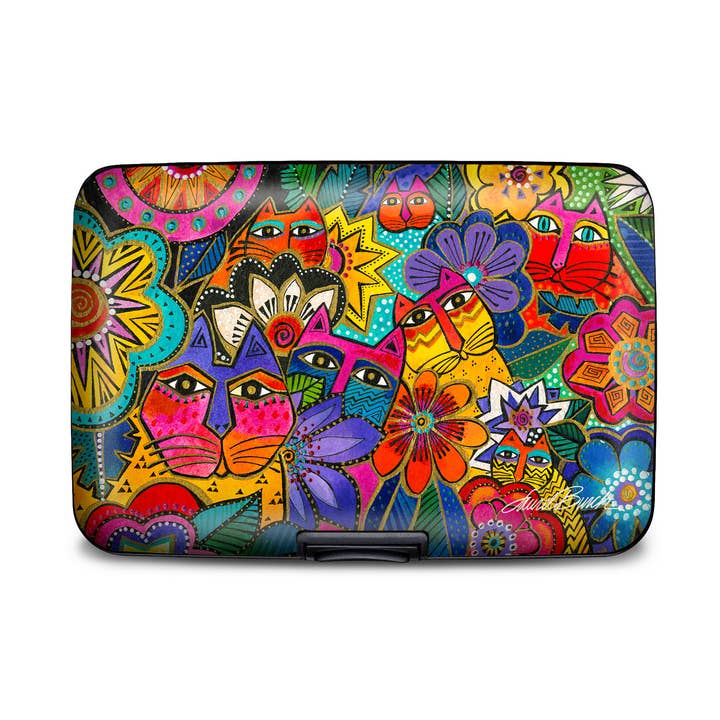 Laurel Burch Laurel's Garden Armored Wallet for wholesale by Monarque