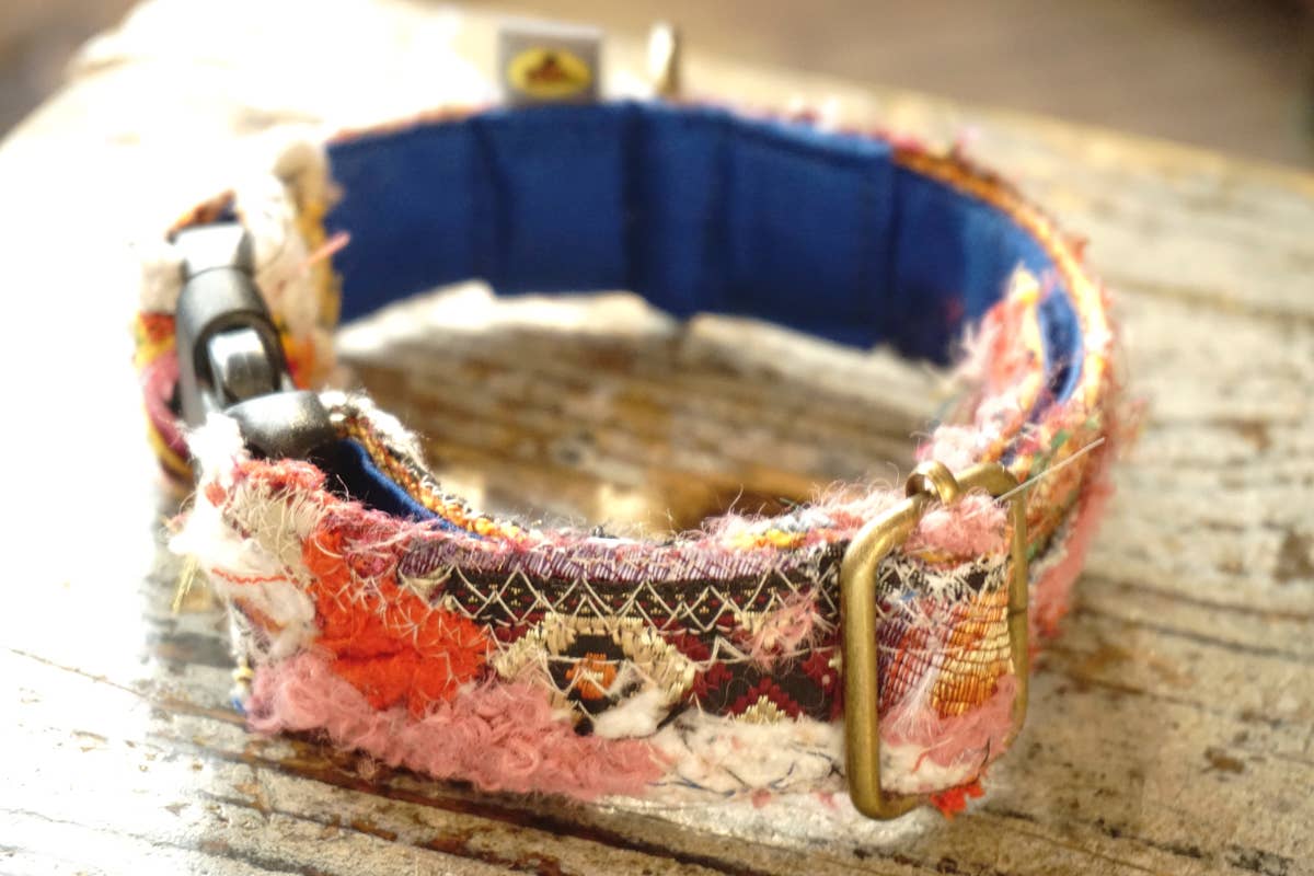 hundsfutter - Wholesale Pet Collar - Dog - Unique "patchwork1" dog collars - box with 4 sizes6