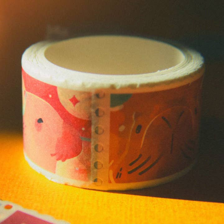 Capybara Stamp Washi Tape for wholesale by Sulkypup