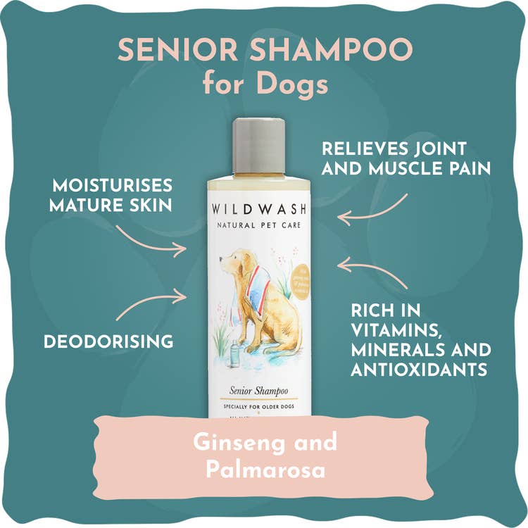 WildWash - Vendita all'ingrosso Shampoo - Cani - Shampoo Senior per cani 250ml1