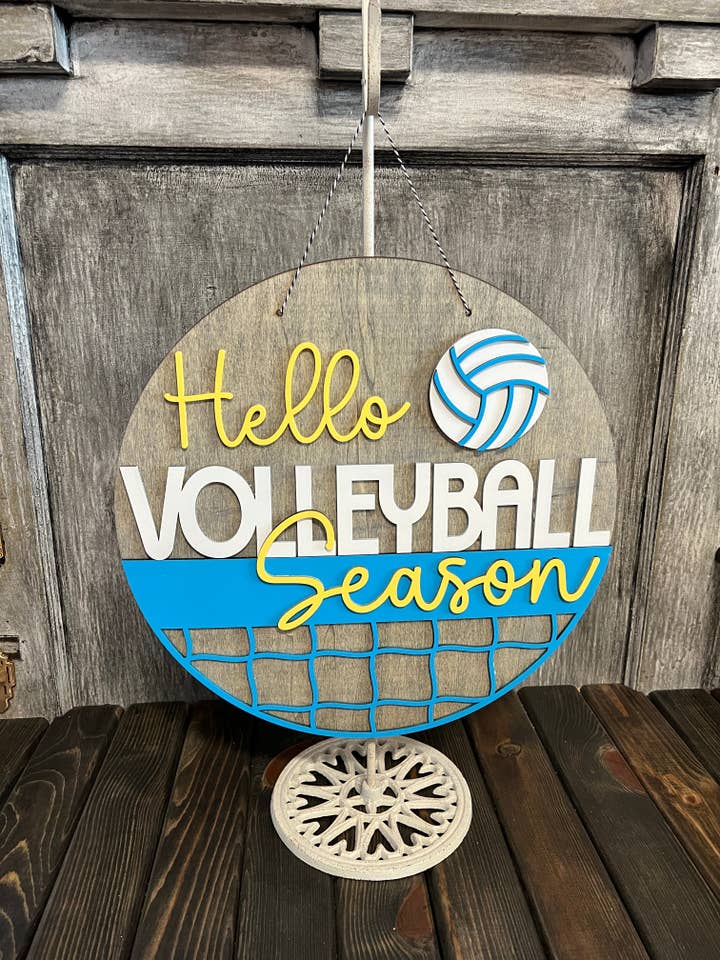 Porta Redonda Desportiva de Voleibol por atacado de Rustic Home Co LLC