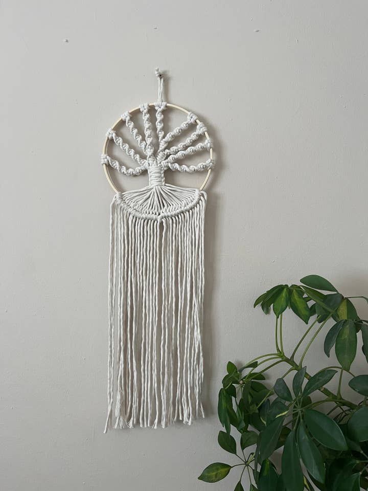 Macramé Tree of Life Wall Hanging for wholesale by Macra-Made With Love