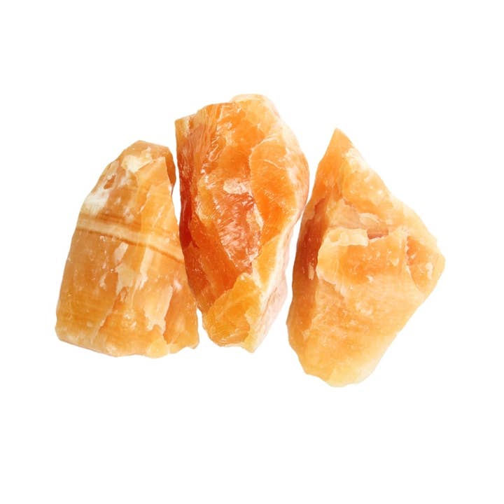 Raw Crystal - Orange Calcite - Large, 1lb for wholesale by Earths Elements Wholesale