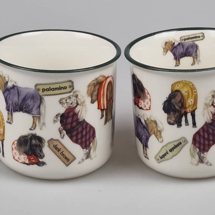 Mugs with collage - Shetlanders - design 1 for wholesale by Animal Prints