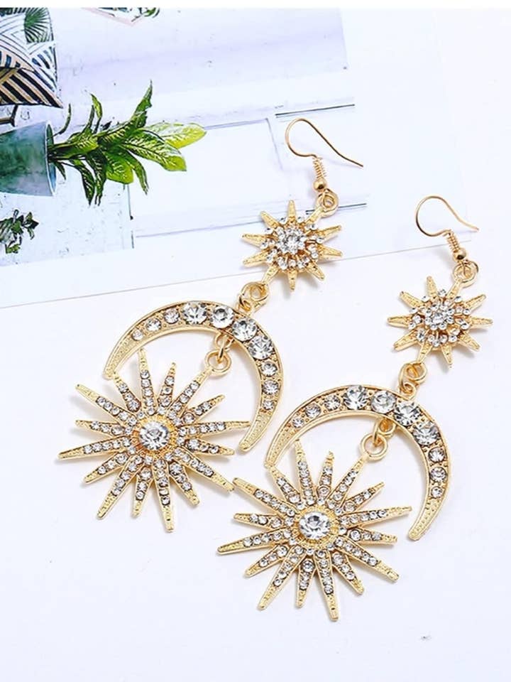 Happy Dream Gifts – wholesale Dräkt – Dam – Halo Crown Mary Goddess pannband, krona och örhänge set3