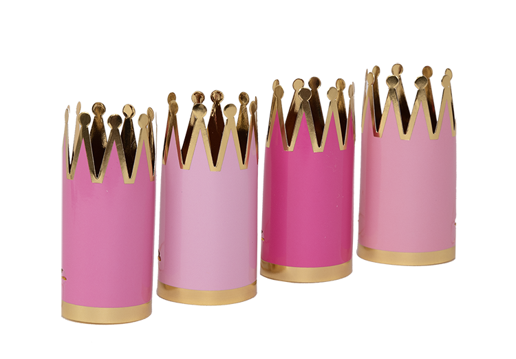 Party Partners - Wholesale Party Hat/Crown - Pink Itty-Bitty Crowns1