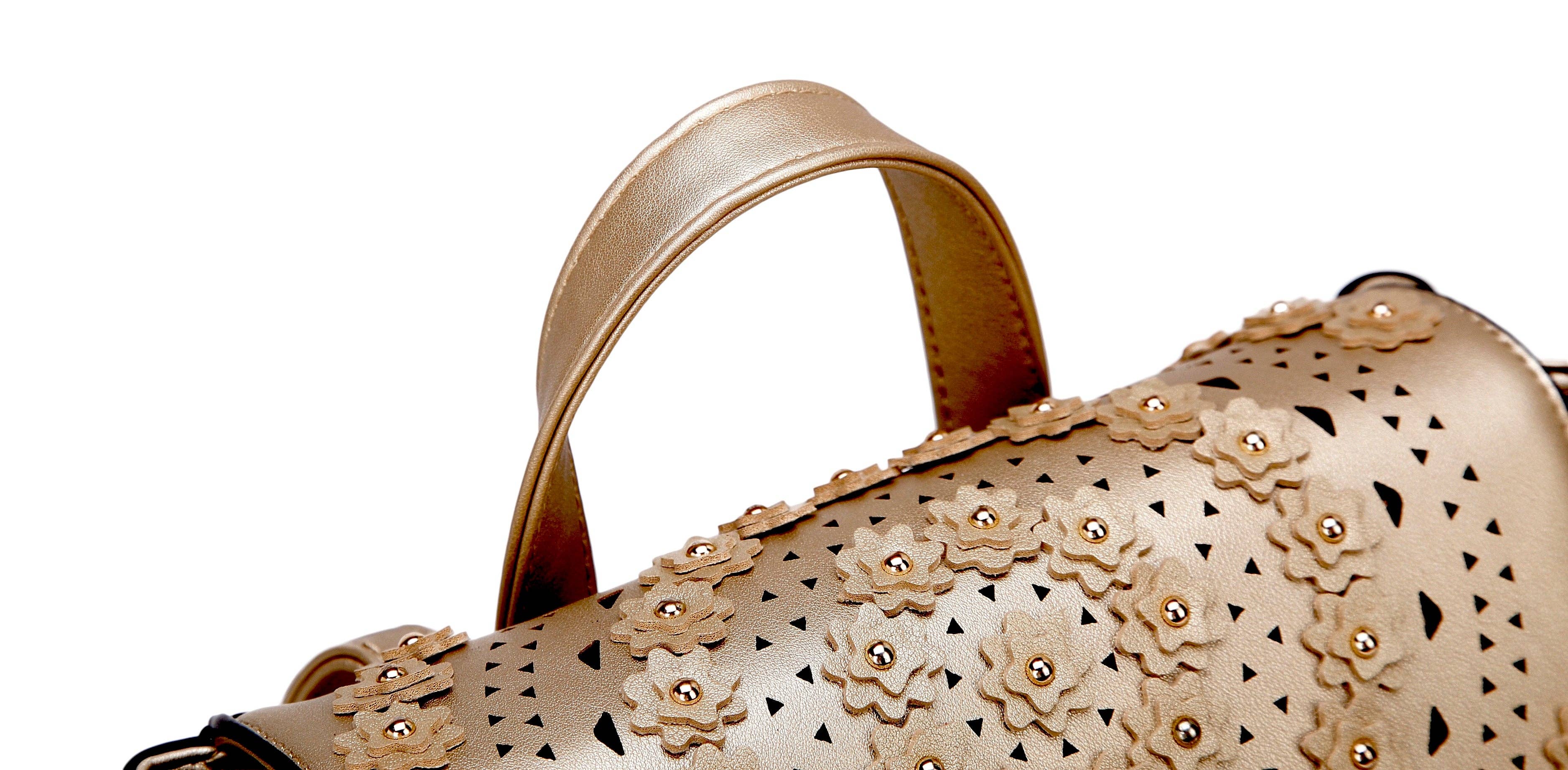 Brangio (Italy) Company Inc. - Wholesale Rugzak - Dames - Brangio Italië Sprankelende Bloemrijke Versierde Rugzak9