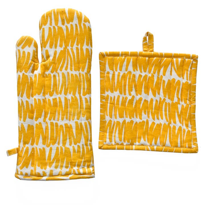 See Design - Wholesale Oven Mitt/Pot Holder - Oven Mitt & Potholder Set