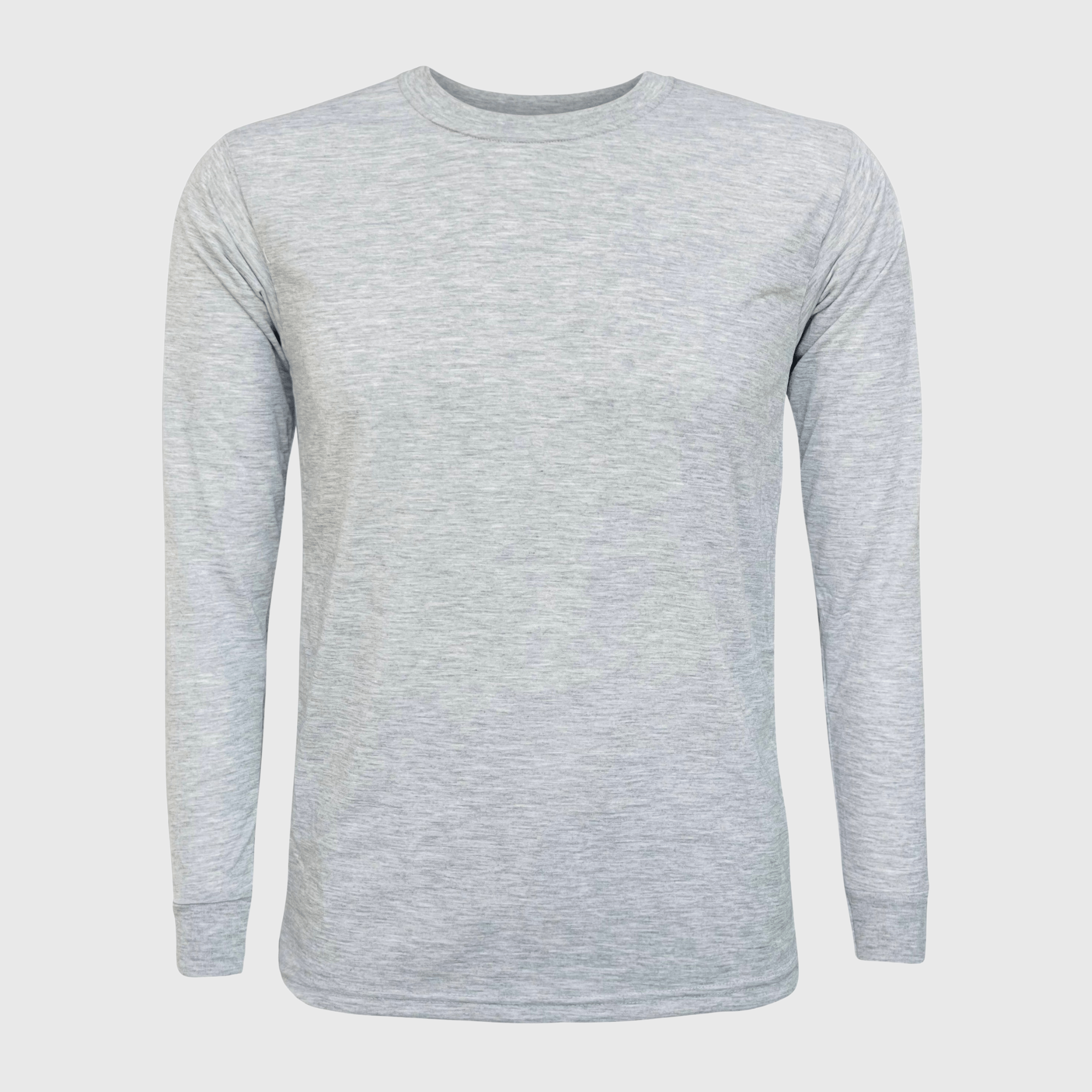 ILTEX Apparel - Wholesale T-Shirt - Women's - Polyester Gray Cotton-Feel Long Sleeve Tee1