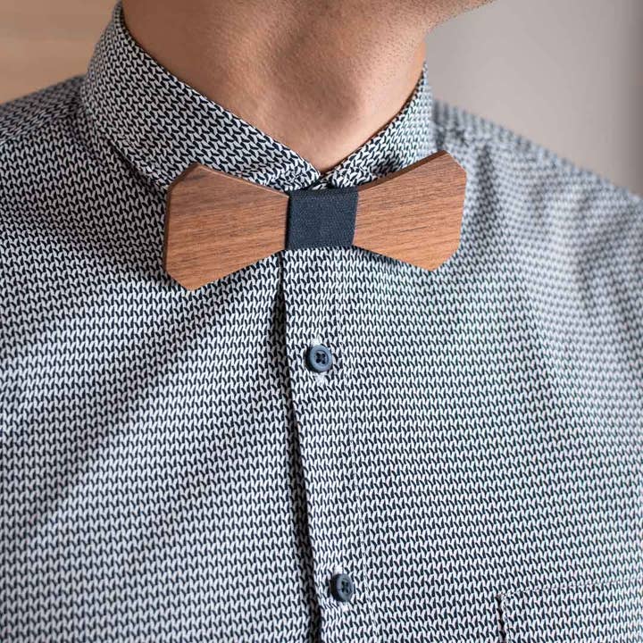 Puurusetti - Nussbaum, blau für den Großhandel von HAVU THE WOODEN WATCH