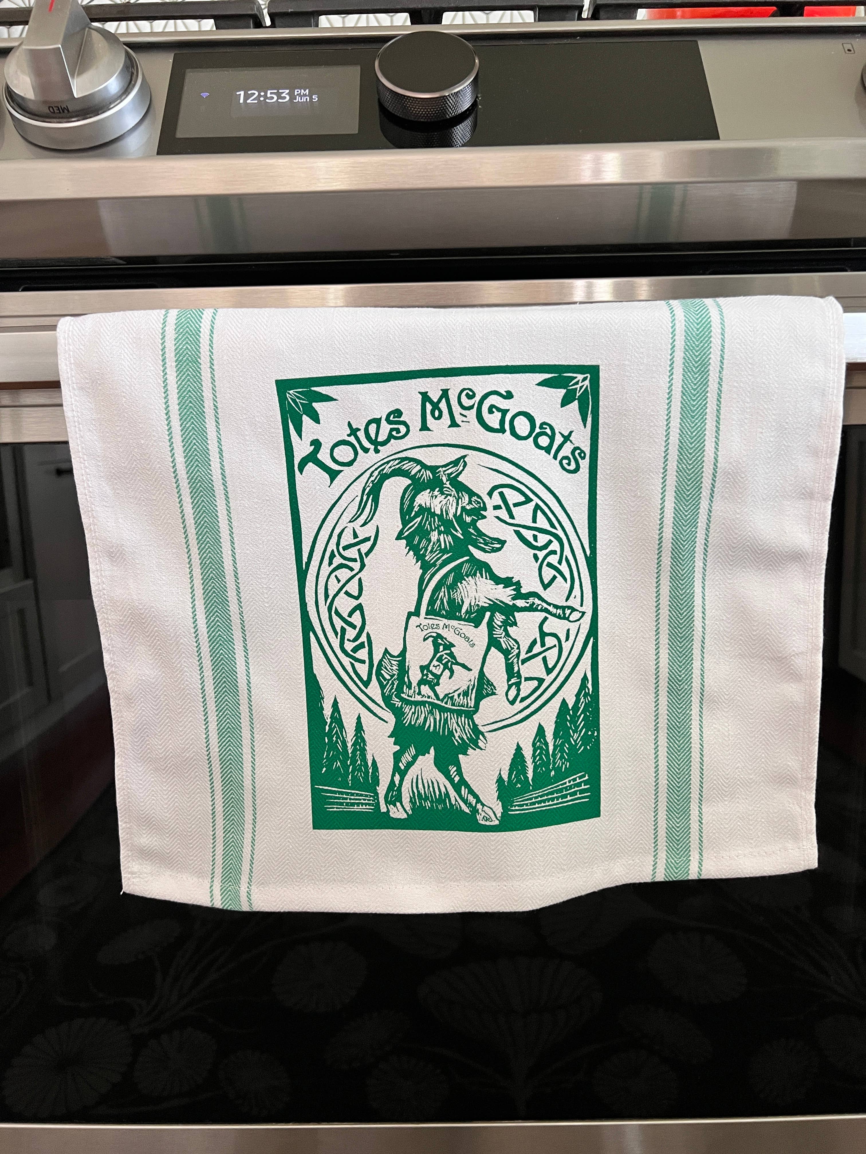 Pixel Palmer - Wholesale Tea Towel - Totes McGoats - tea towel, all cotton, kitchen0