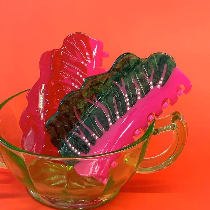 Centinelle - Wholesale Hair Clip - Women's - Glowing Chard Hair Claw0