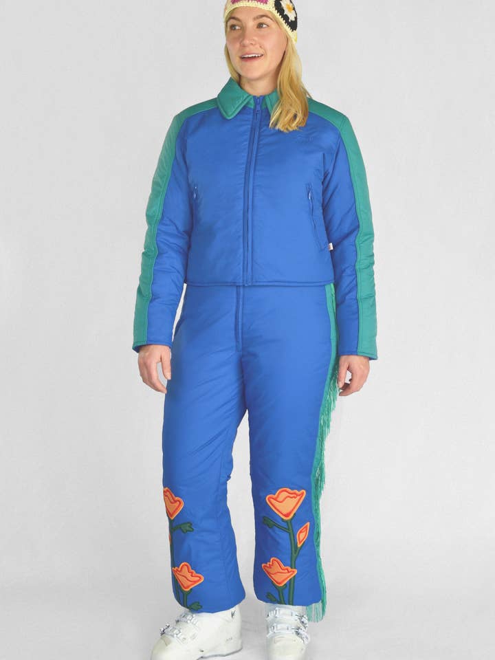 Hoohah - Wholesale Coat - Women's - Western Coat in Beryl Blue2