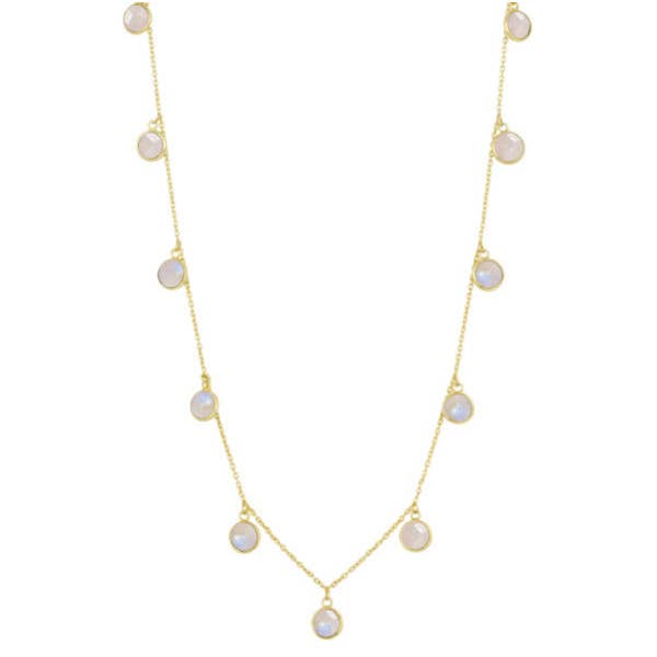 Collar tipo cabujón de Little Rock Moonstone para venta al por mayor de Van Peterson Designs