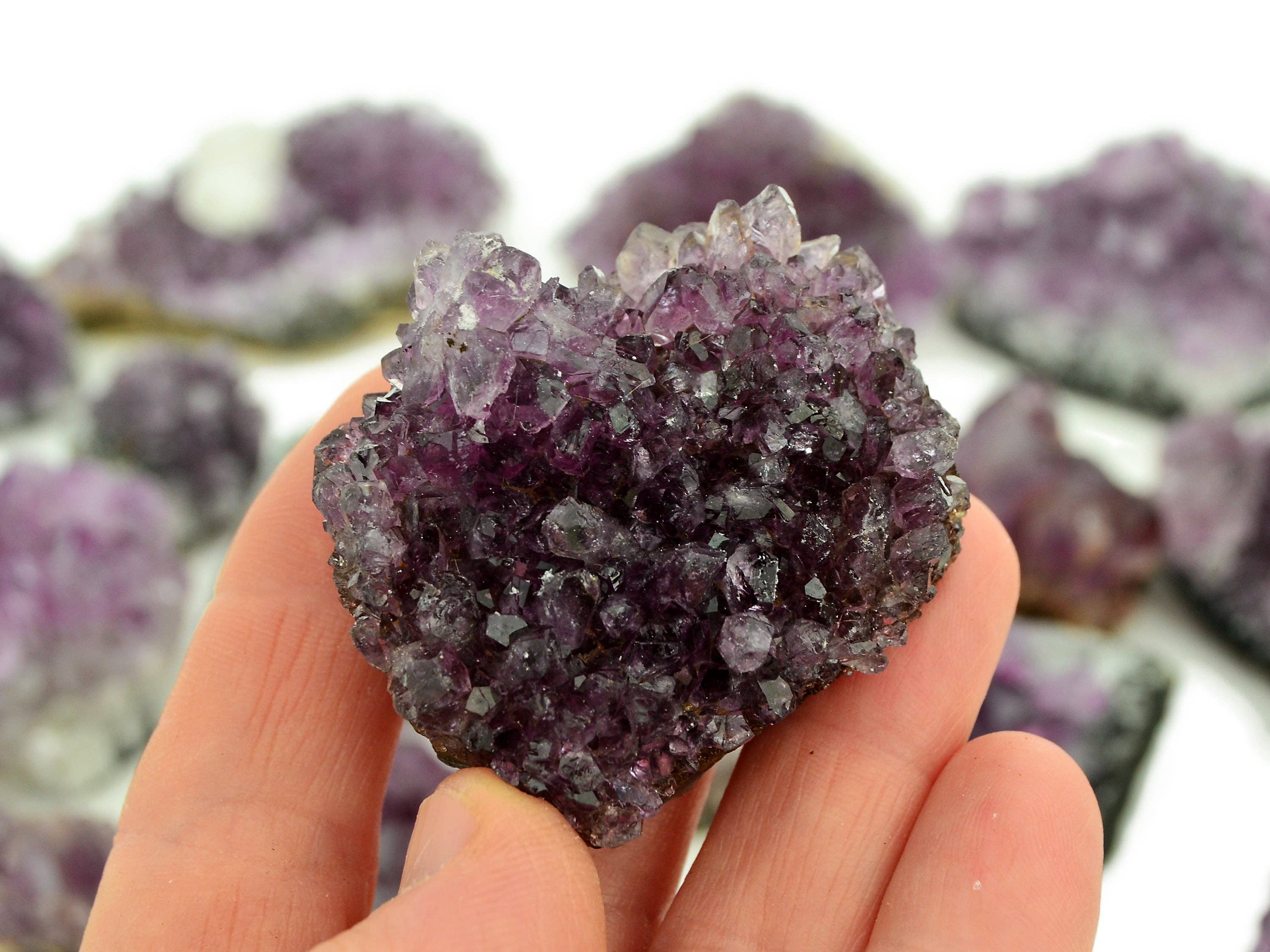 Kaia & Crystals - Wholesale Spiritual Stone/Crystal - Druzy Amethyst (Brazil) AA+ Quality 1 Kg Lot (10-12 Pcs)4