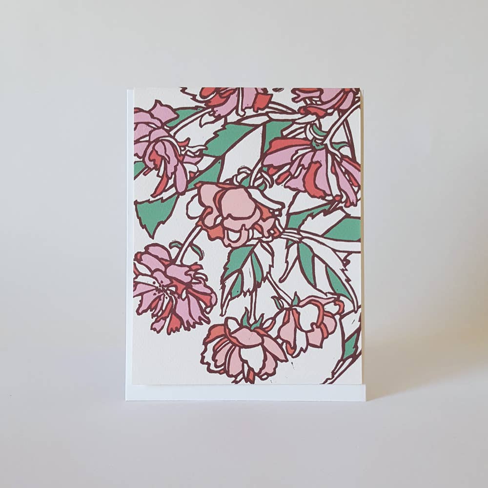 Little Green - Wholesale Stationery/Notecard Set - Assorted Flower Blank Note Card Set of 8 / Fine Art Greeting Cards6