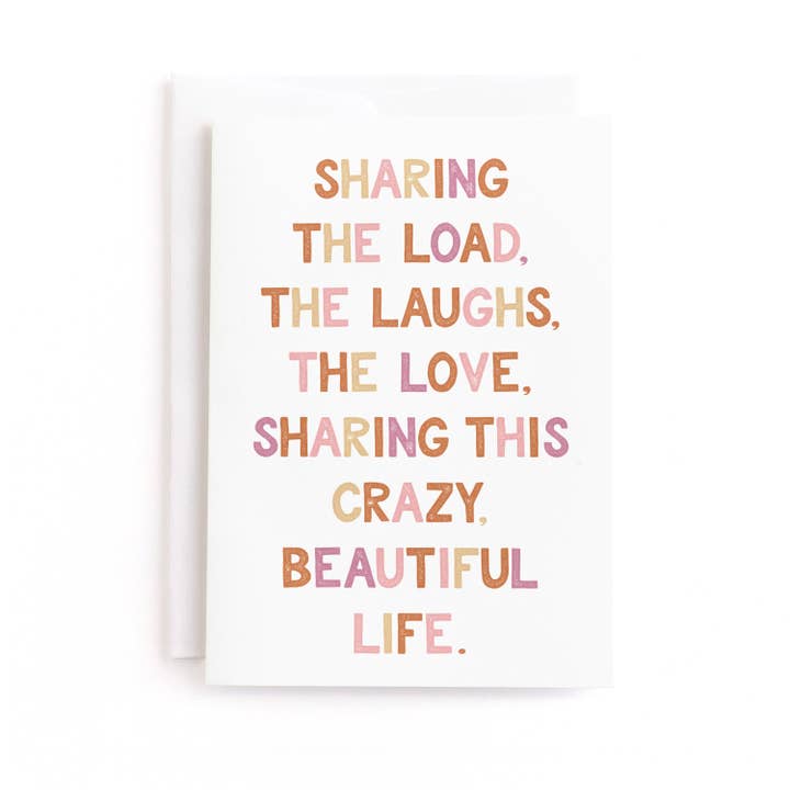 Beautiful Life, Anniversary Greeting Card for wholesale by Minted