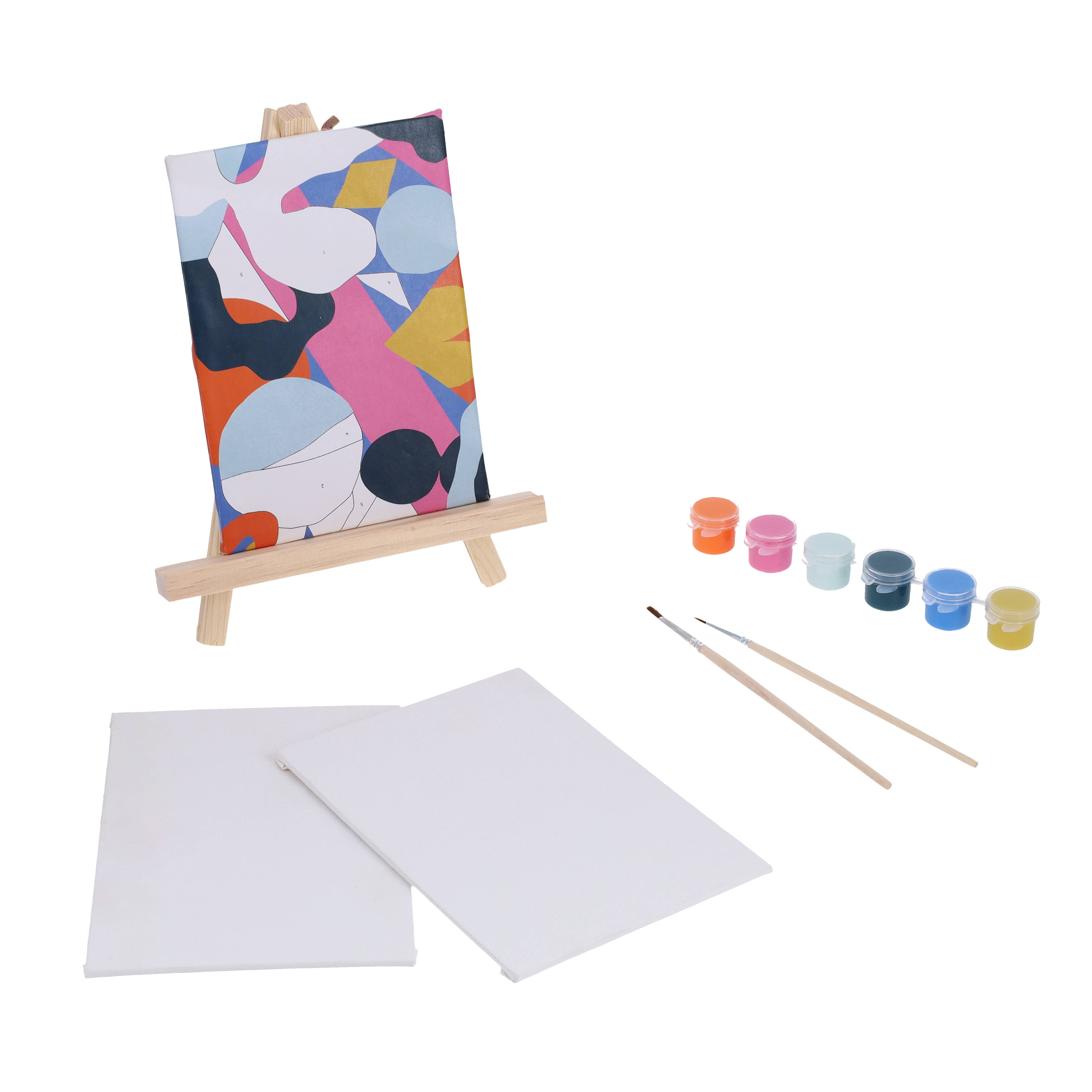 Chronicle Books - Wholesale Paint Set - Mindful Crafts: Geometric Paint-by-Number Kit4