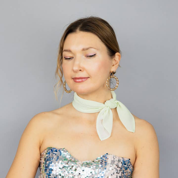 Chiffon Neck Scarf Tie Women Accessories Various Colors for wholesale by BridalSpain