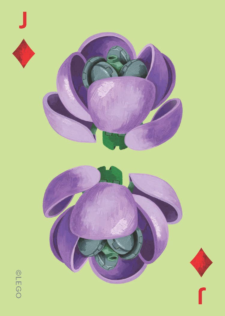 Chronicle Books - Wholesale Playing Cards - LEGO Botanical Playing Cards5