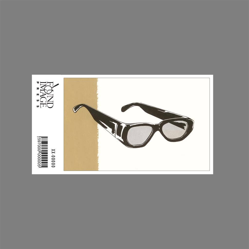 Found Image Press - Wholesale Sticker - Sticker AM-60 Horn Rim Eyeglasses1