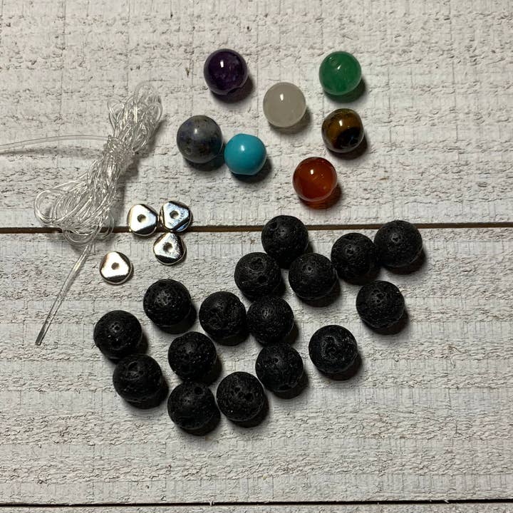 Jewelry Made by Me - Wholesale DIY craft kit - Chakra Stretch Bracelet DIY Kit1