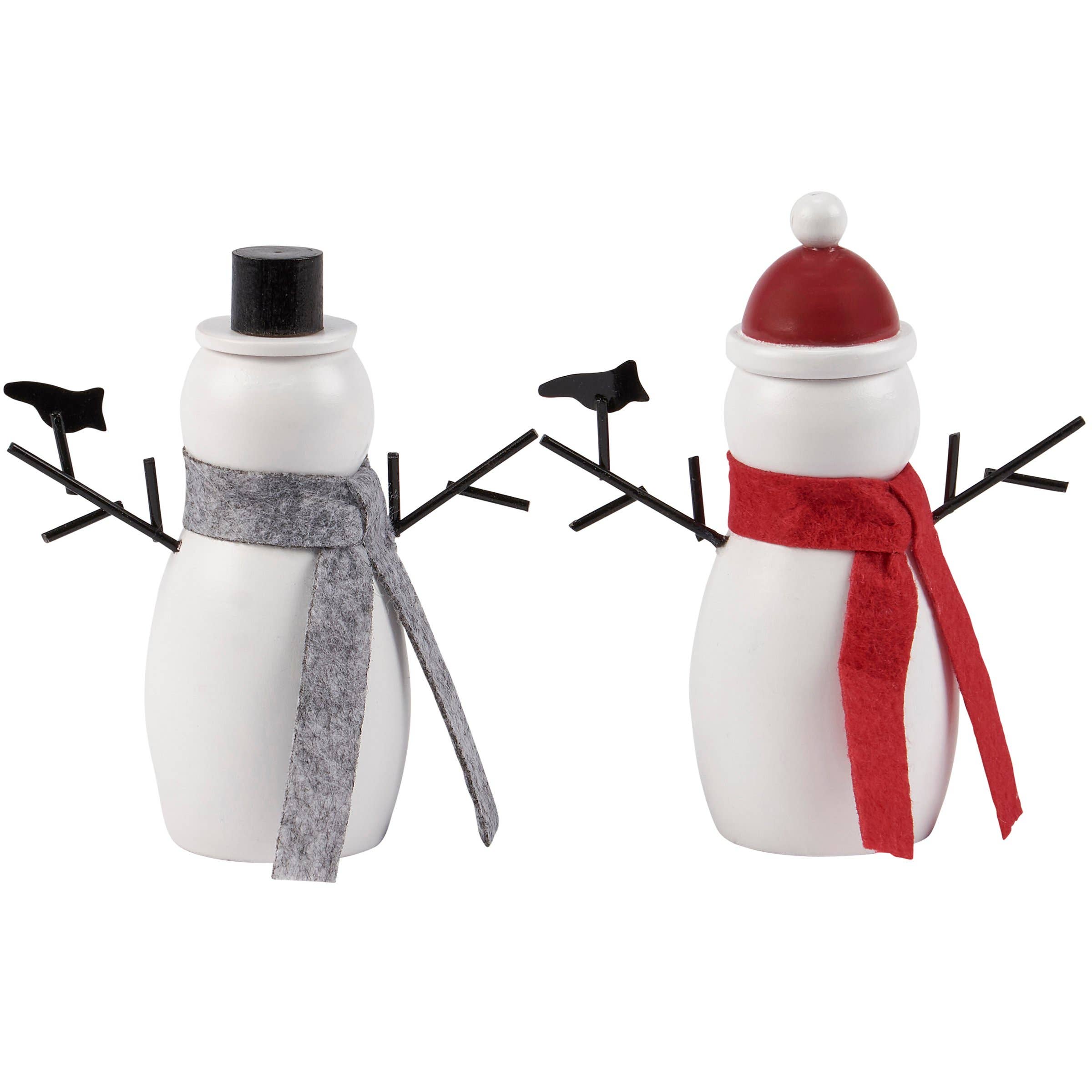 Primitives by Kathy - Wholesale Decorative Figurine - Snowmen Figurine Set1