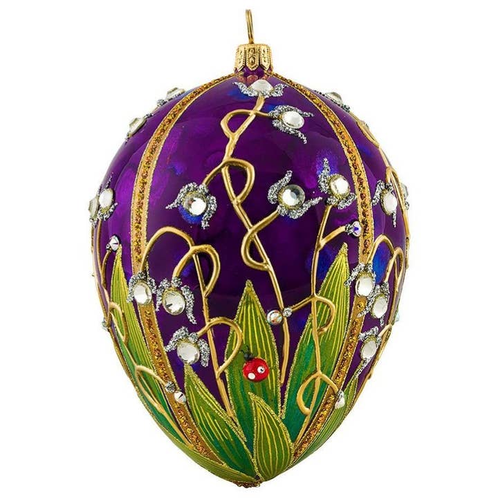 Oeuf à bijoux coccinelle pour la vente par Joy To The World Collectibles