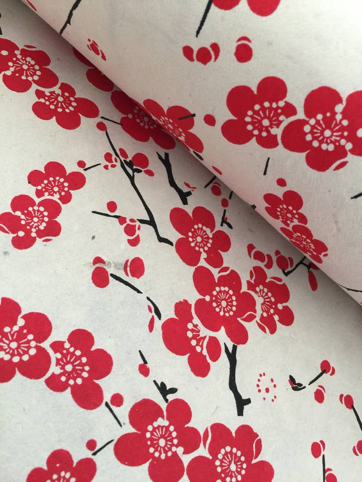 Carta floreale, confezione regalo, carta artigianale, carta decorativa LOKTA per la vendita all'ingrosso da parte di HimalDesign