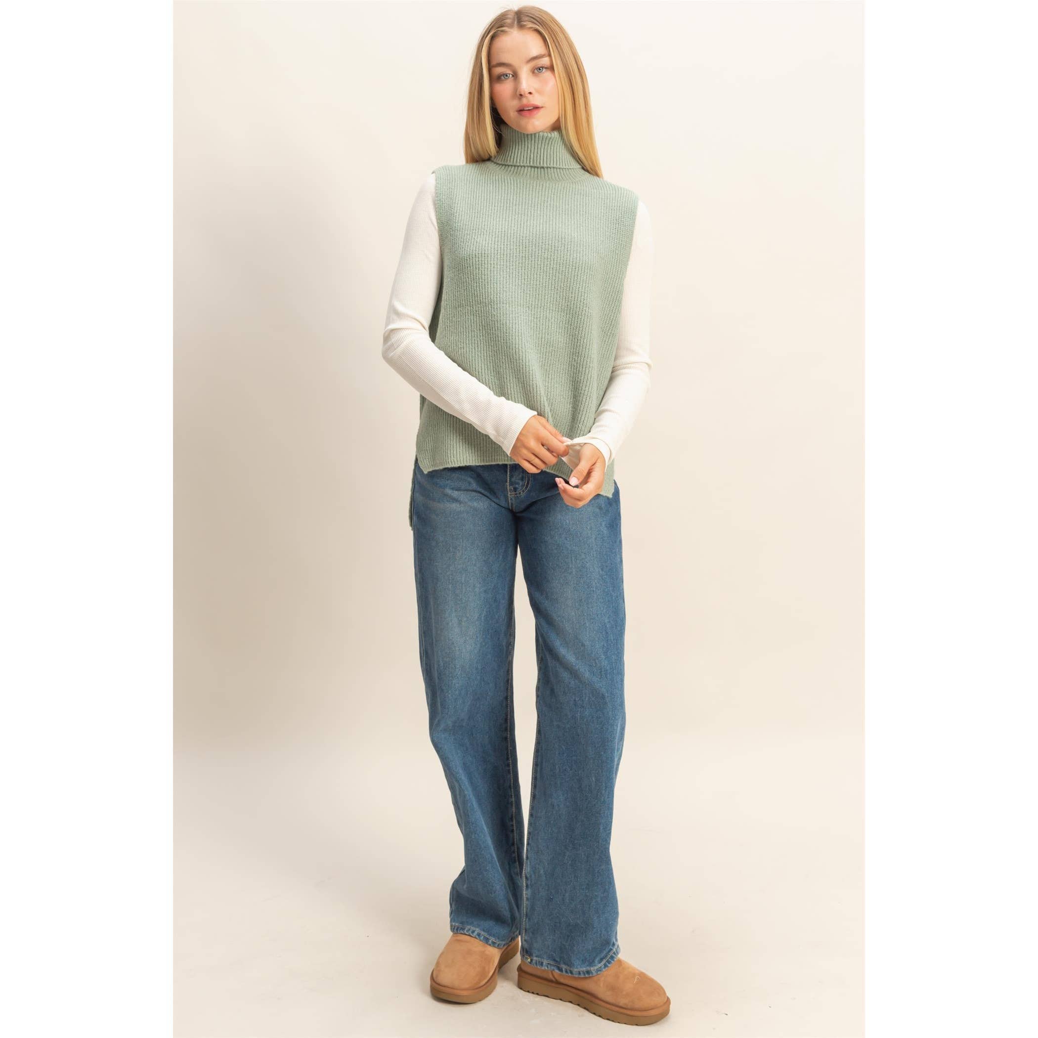 HYFVE – Großhandel Pullunder – Damen – Ärmelloser Rollkragenpullover-Weste11