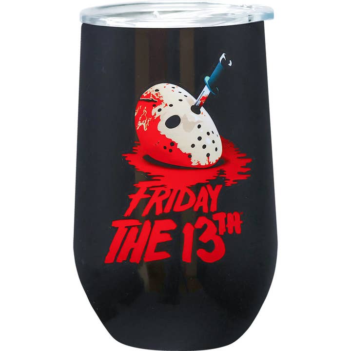 Friday the 13th Stnls Tumbler for wholesale by Spoontiques, Inc