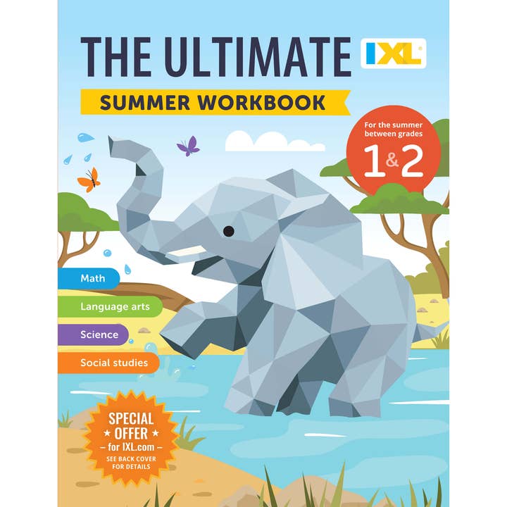 Carson Dellosa Education - Wholesale Early Reader Book (6-8) - IXL Ultimate Summer Workbook: Summer Between Grades 1 & 2