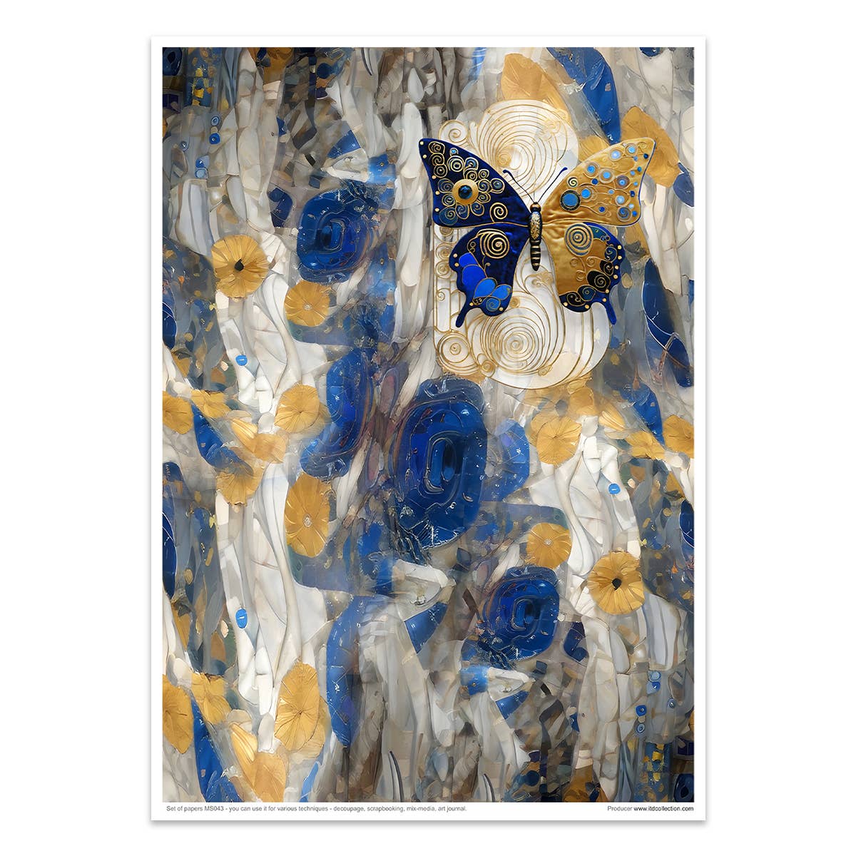 ITD Collection – material para artesanato por atacado – Kit Criativo MS043 - Inspirado em Klimt10