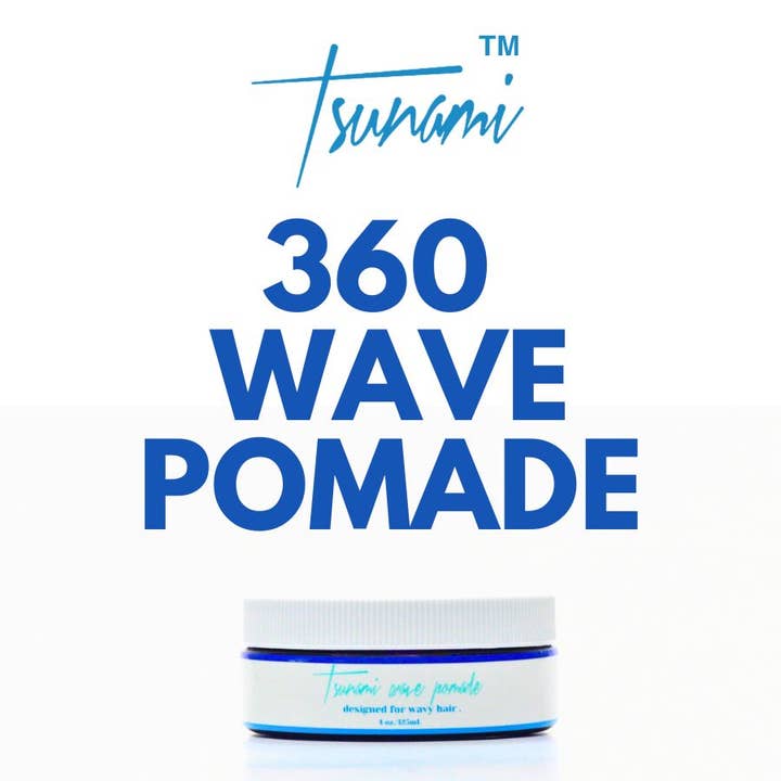 Tsunami Hair Products - Wholesale Hair Pomade - Men's - TSUNAMI 360 WAVE POMADE