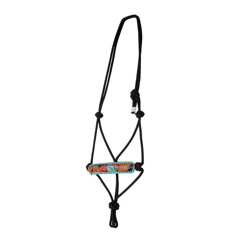 MYRA - EU - Wholesale Paardrijuitrusting - Myra Bag Path Breaker Rope Halter turquoise1