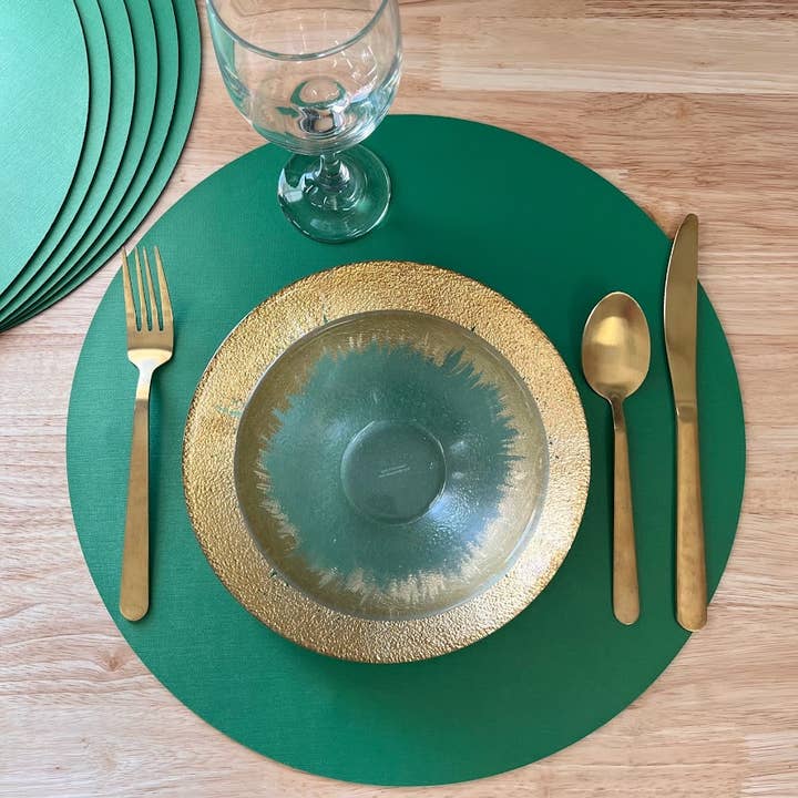 Davanti/Vía Deco Home - Wholesale Placemat - Novotela Shimmer Placemat Round6