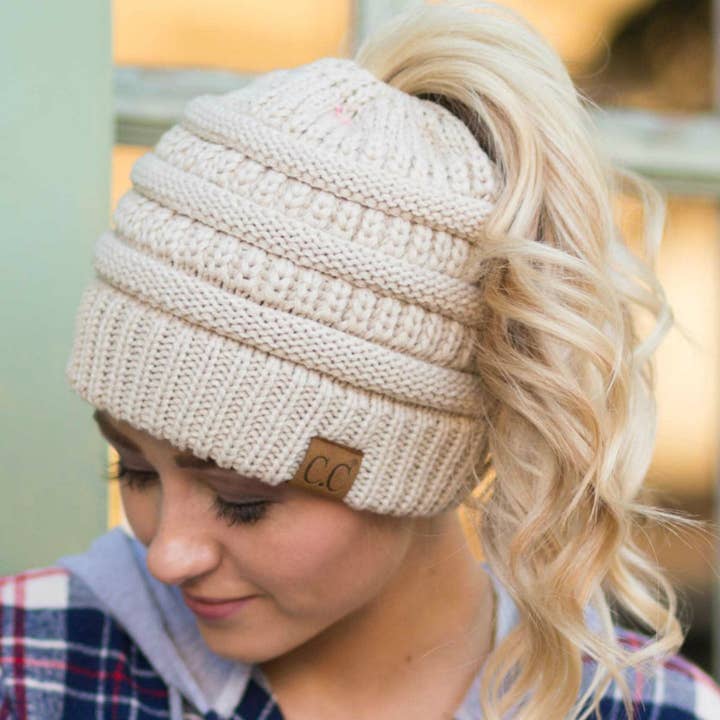 Truly Contagious - Wholesale Beanie - Women's - CC Beanie Pony Opening ( MB-20A )8
