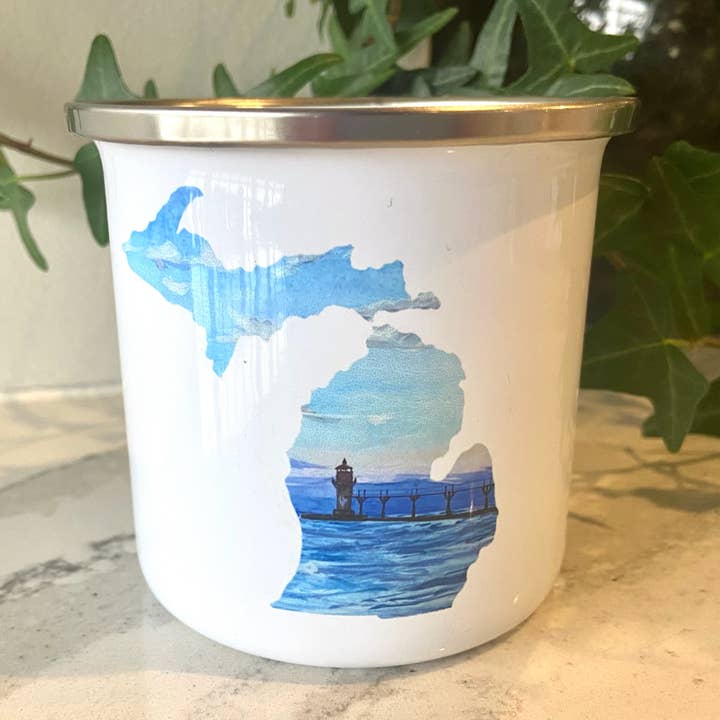 Brush & Bark - Wholesale Coffee Mug - Lake Michigan Camping Mug5