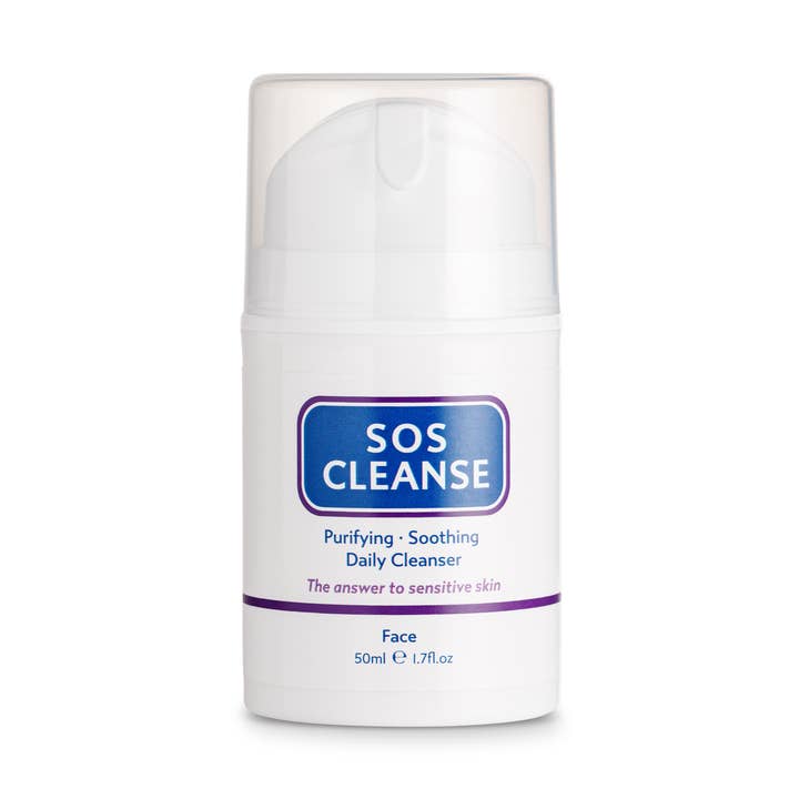 SOS Cleanse Facial Cleanser, 50ml for wholesale by SOS Serum Skincare