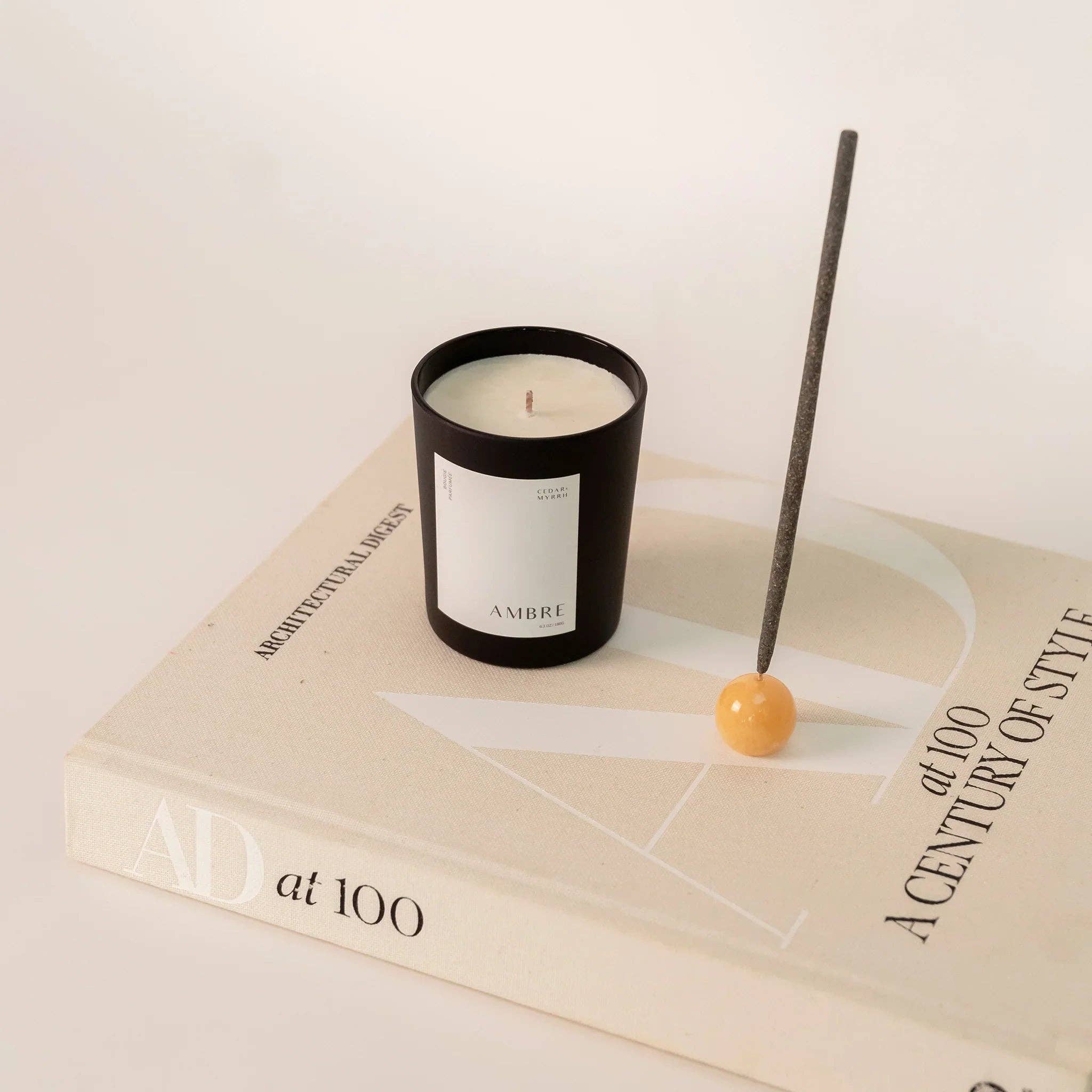 Cedar and Myrrh - Wholesale Incense Holder - Sphere Topaz Incense Holder2