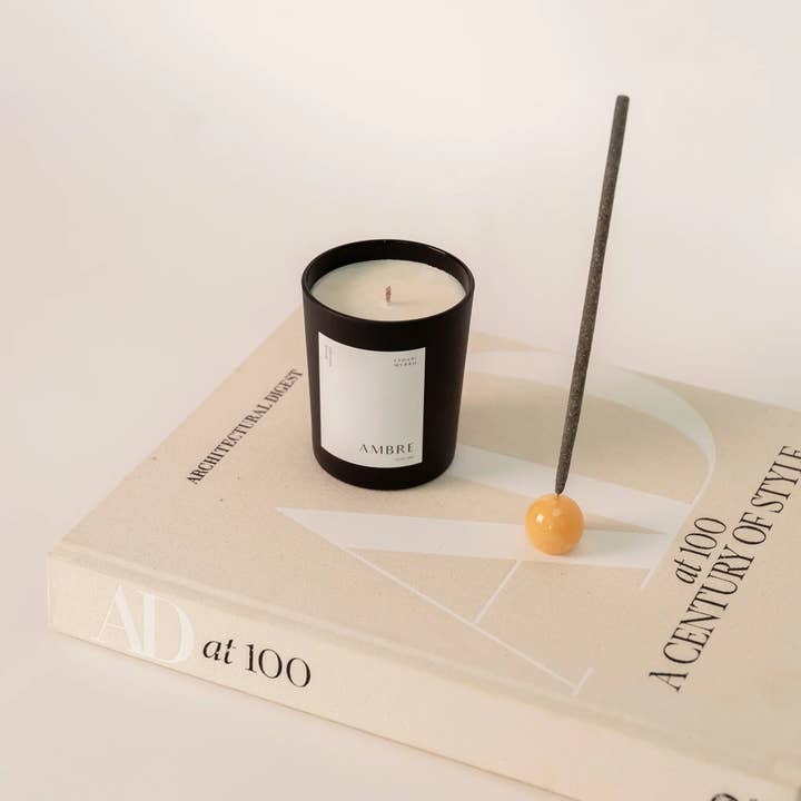 Cedar and Myrrh - Wholesale Incense Holder - Sphere Topaz Incense Holder2